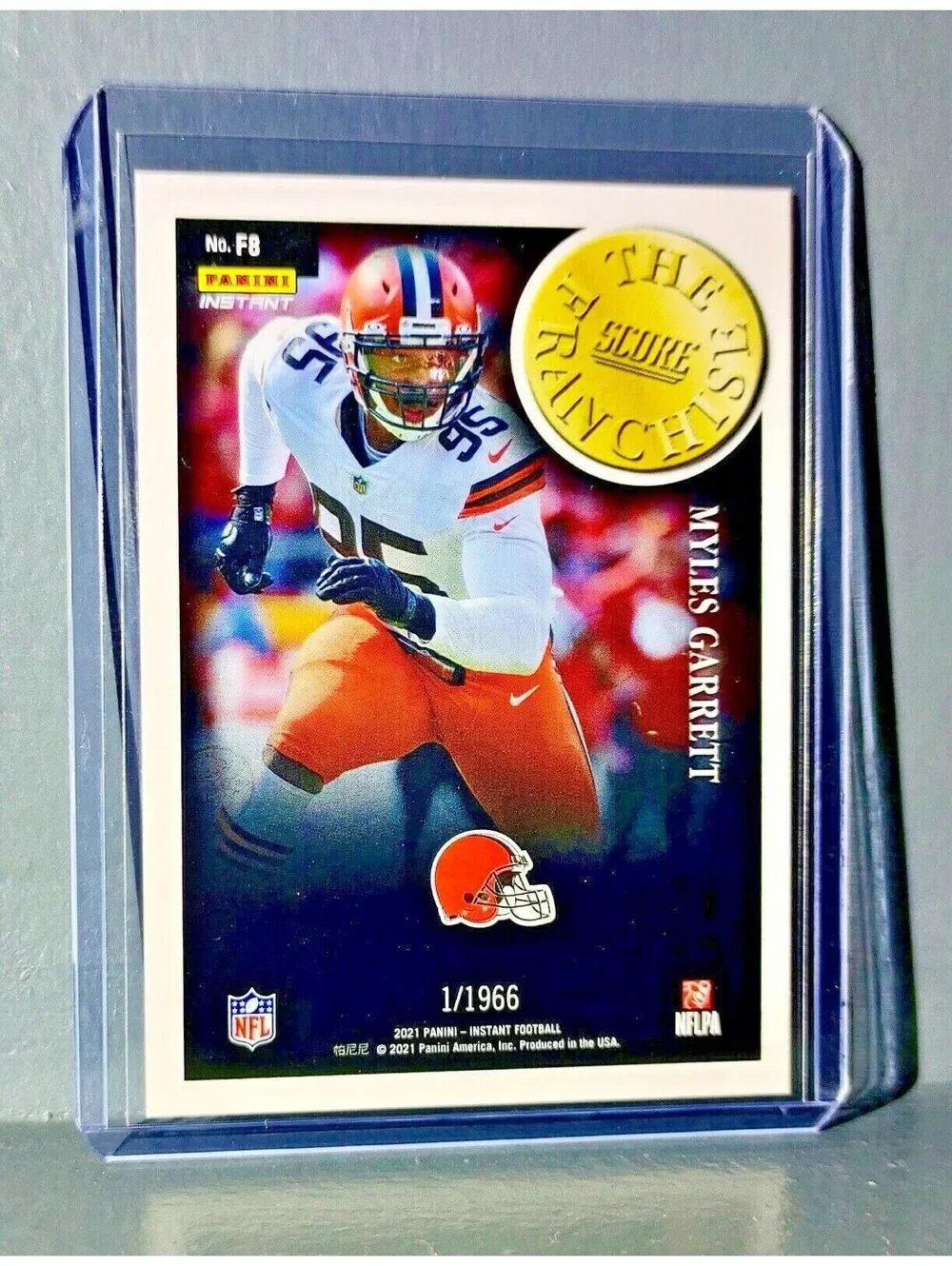 Myles Garrett 2021 Panini NFL Score The Franchise #8 Card 1/1966